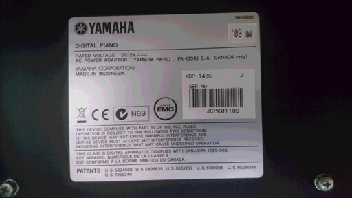電子ピアノ YAMAHA ヤマハ YDP-140C 2009製 動作品