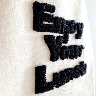 はじめてのパンチニードル刺繍でオリジナルロゴバッグを作ろう！（ニードルパンチ・フリーステッチング）の画像