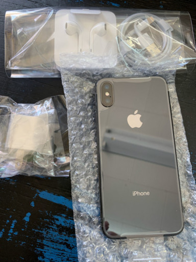 新品 交換品 iPhoneX 256GB グレー 【SIMフリー】