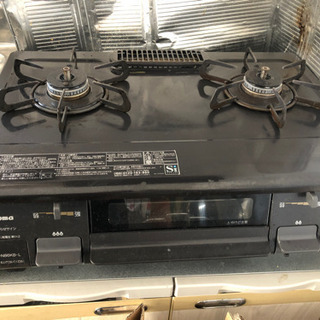 二口ガスコンロ　都市ガス
