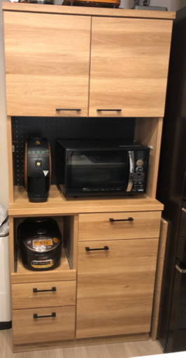 取りに来てくださる方！美品ナフコ食器棚♡