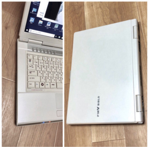 ⬛️富士通BIBLO 15.4インチ/Core2/メモリ4GB/250GB/最新Win10pro/最新Office2019他アプリ多数
