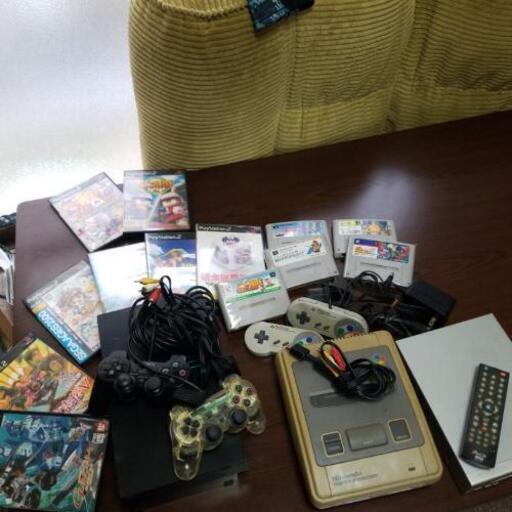 中古＊DVDプレーヤー＊プレステ2＊スーパーファミコン＊コントローラー付き＊リモコン付き＊カセット付き＊動作確認無し