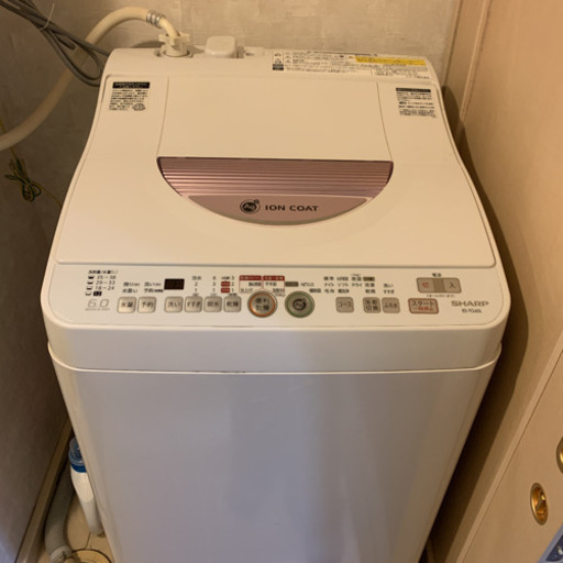 (3/21-24引き取り希望)シャープ 全自動縦型洗濯機  ES-TG60L