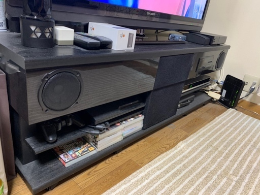 SHARP AQUOSオーディオ　スピーカー付きテレビボード