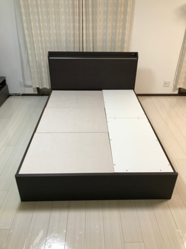 ニトリ ダブル 収納付ベッドフレーム