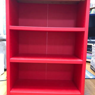 IKEA 本棚　赤