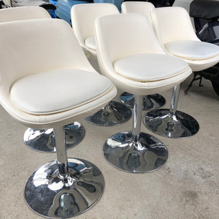 中古】カウンターチェア 6脚セット