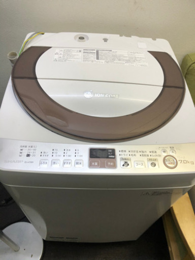 7キロ洗濯機！