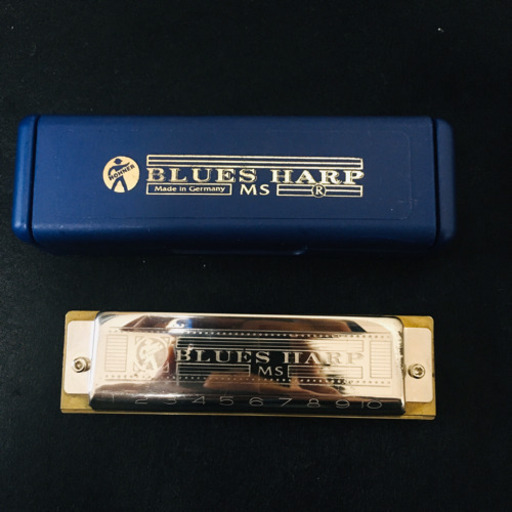 HOHNER ハーモニカ C調　ブルースハープ　10穴　ケース付