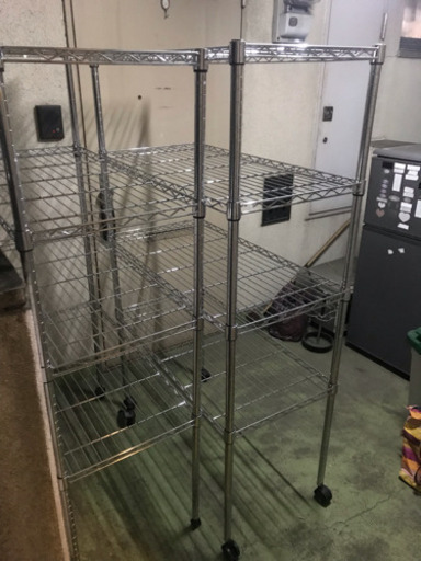 メタルラック本体 ラック本体のみ 4段 高さ150cm 2個セット