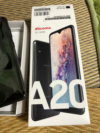 Galaxy A20 SIMフリー （解除手続き済み）ブラック 32 GB docomo