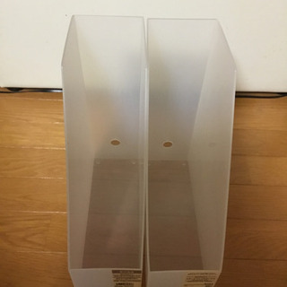 無印良品スタンドファイルボックス2個(値下げ)の画像