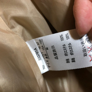 ベージュ　コート　Mサイズの画像