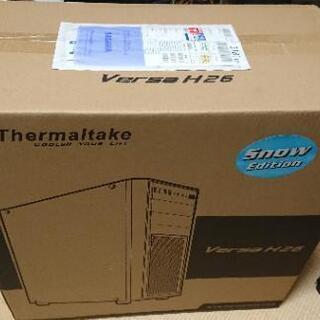 【新品PCケース(ATX) 】Thermaltake Versa H26 White＜未開封＞の画像