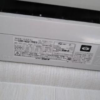 値下げしました、4.5 月その先の夏の準備に★2017年製コロナ　冷暖房エアコン２．２ｋｗ６～８畳用100V電源★の画像