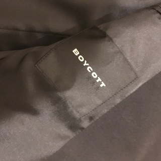★極美品★BOYCOTT ジャケット 黒　定価20000円の画像