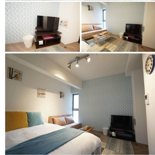 激安【マンスリー賃貸】★駅近★桜川駅徒歩2分★インスタ映え★オシャレ★30日利用で光熱費別の6万円(税別)のみ★[CZ21] - 大阪市