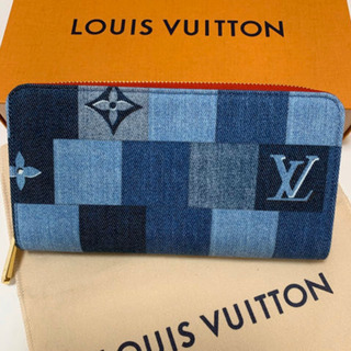 【新品未使用】レア　国内完売　ヴィトン　デニム　モノグラム　ジッ...