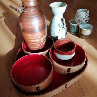 秋田の工芸品　曲げわっぱ　徳利