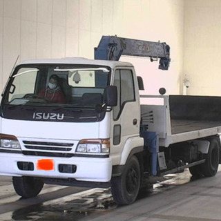 H8年車検付きいすゞクレーン付き積載車！ローダーラジコン付き！エ...