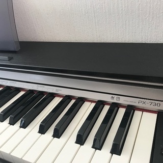 【取引中】電子ピアノ　CASIO PX730 BK 5,000円の画像