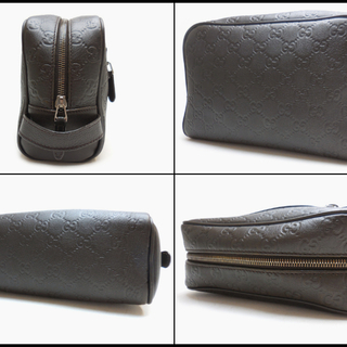 GUCCI グッチ グッチシマ セカンドバッグ 419775 濃茶 ポーチ