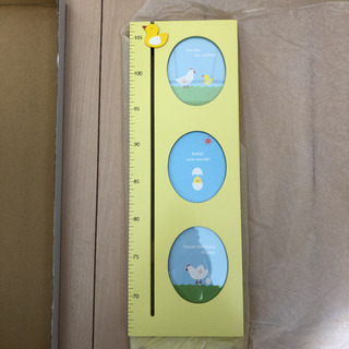 身長計付きフォトフレームの画像