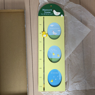 身長計付きフォトフレームの画像