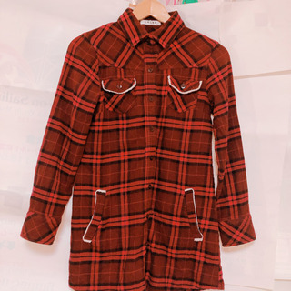 チェックシャツ　ネル素材