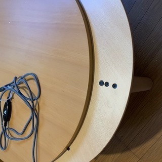 こたつ　丸いテーブルの画像