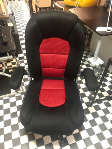 【リサイクルサービス八光　田上店　配達・設置OK】不二貿易　ダークブラウン　PCデスク　3点セット