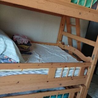 二段ベッドの下もつかえます。の画像