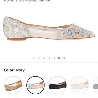 ウェディング　フラットシューズの画像