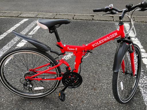 折りたたみ自転車 26インチ  VOLKSWAGEN