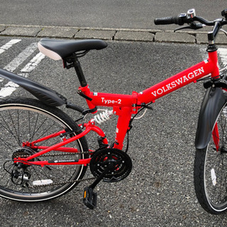 折りたたみ自転車 26インチ VOLKSWAGEN