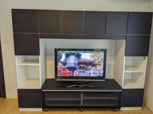 【取り置き中】浜田家具購入  TVボード 綾野製作所 エスエークラフト 壁面収納