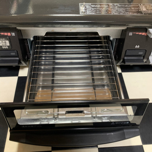 【リサイクルサービス八光　田上店　安心の３か月保証　配達・設置OK】パロマ Paloma IC-N900B-L-LP [ガステーブル プロパンガス用左強火タイプ]2015年製