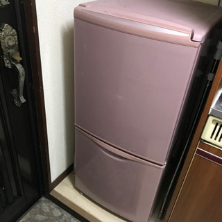 冷蔵庫　ピンク　中古