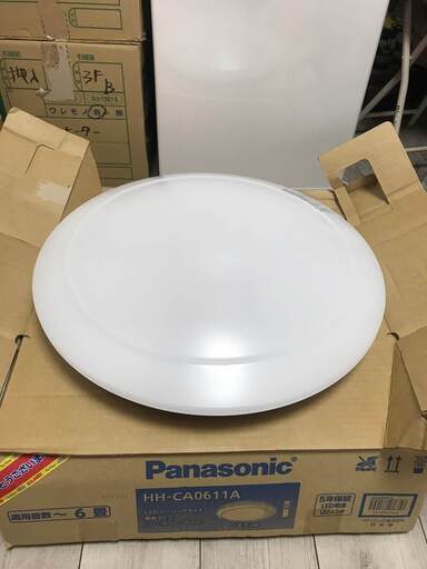 中古美品 「調光」･「調色」機能搭載 LEDシーリングライト HH-CA0611A(～6畳用) Panasonic製