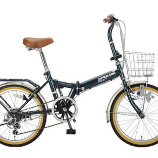 3/8まで！【新品同様】キャプテンスタッグ 折りたたみ自転車 F...