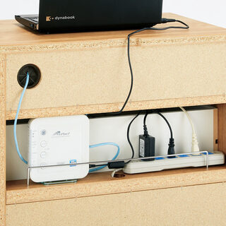 dinos 北欧スタイルリビング収納シリーズ PCキャビネット幅60cm 美品の画像