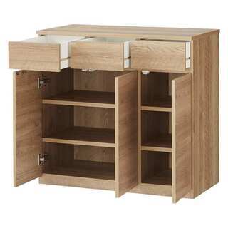 dinos 北欧スタイルリビング収納シリーズ 3枚扉タイプ 幅90cm