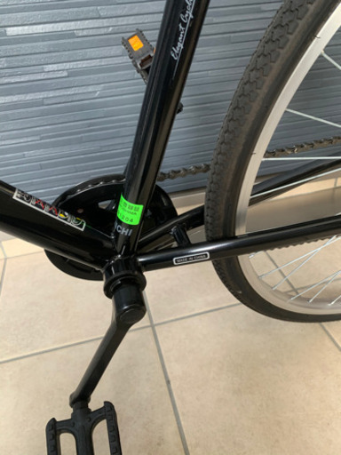 美品　自転車　27インチ　ギア、ライト、ワイヤーロック付き