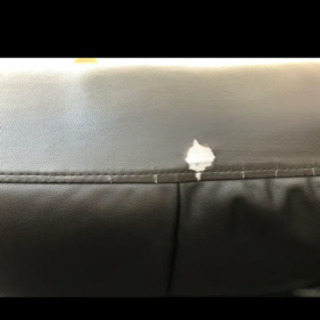 ニトリ　合皮ソファーベッド　神戸市にて引取のみ対応の画像