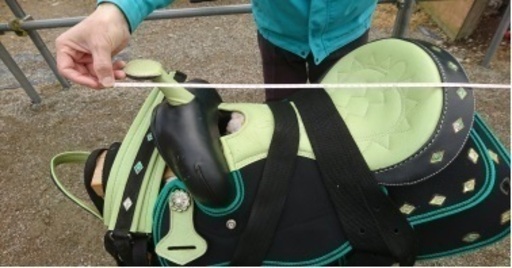 14インチウエスタン鞍　乗馬