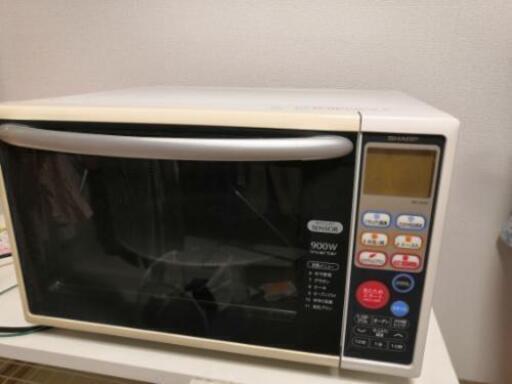 ご成約済　3/7か3/8のお渡しで500円！SHARP オーブンレンジ 訳あり