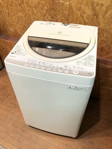 【管理KRS158】TOSHIBA 2014年 AW-60GM 6.0kg 洗濯機