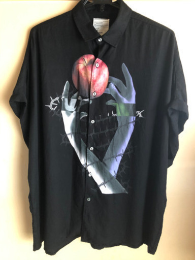 shareef シャリーフ アップルグラフィックシャツ 18ss