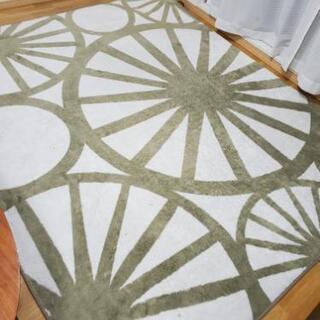 【三軒茶屋】大きめのラグ※ホットカーペット付けますの画像